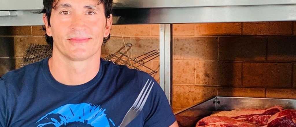 Sebastián Estevanez apareció tras su accidente mientras hacía un asado