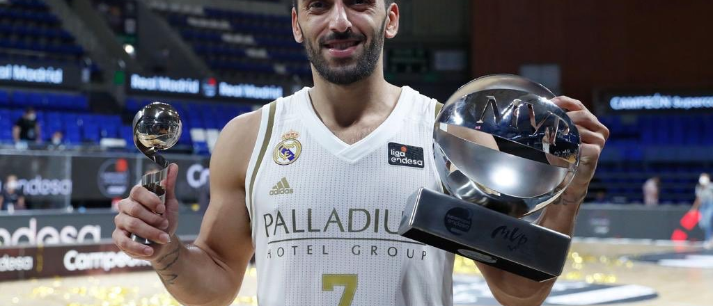 Video: Campazzo metió un "tiro imposible" y Real Madrid salió campeón