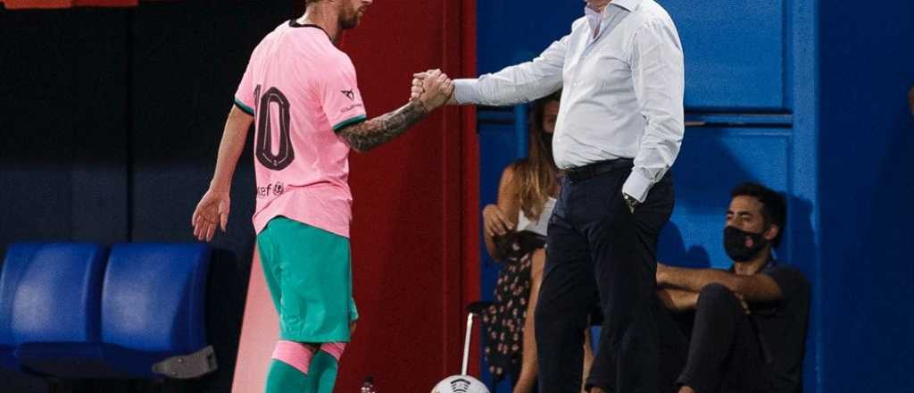 La respuesta de Koeman a las declaraciones de Messi