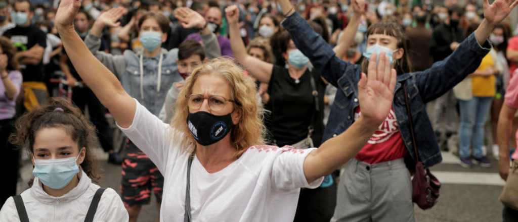 Protestas en Madrid contra nuevas restricciones