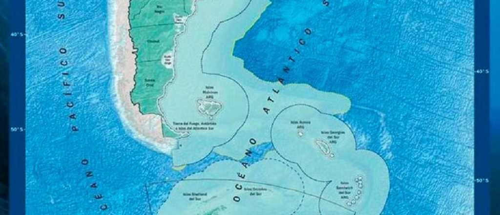 Nuevo mapa de Argentina: Tierra del Fuego en el centro y Santa Fe al norte