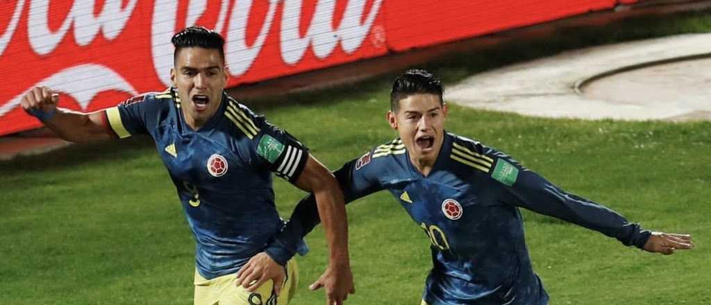 Colombia se lo empató a Chile en la última jugada