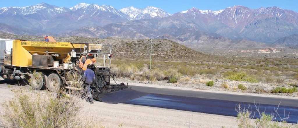 Nuevo pavimento para el sector más transitado de Potrerillos