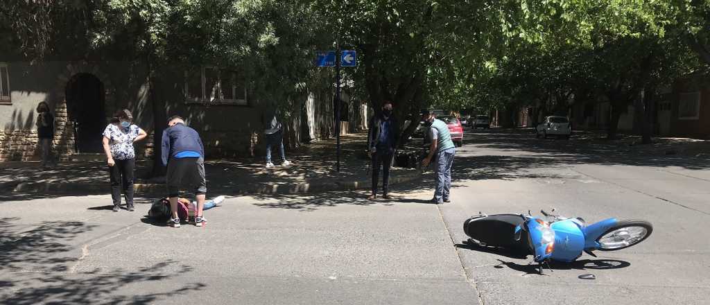 Pelea, accidente y un internado a la salida de un bar en Godoy Cruz