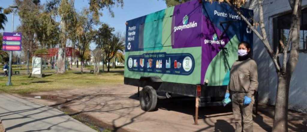 Nuevos horarios para los puntos verdes móviles de Guaymallén