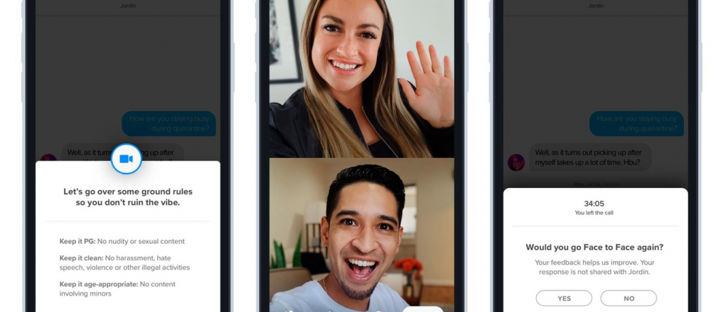 Tinder lanzó oficialmente las videollamadas con tus matchs