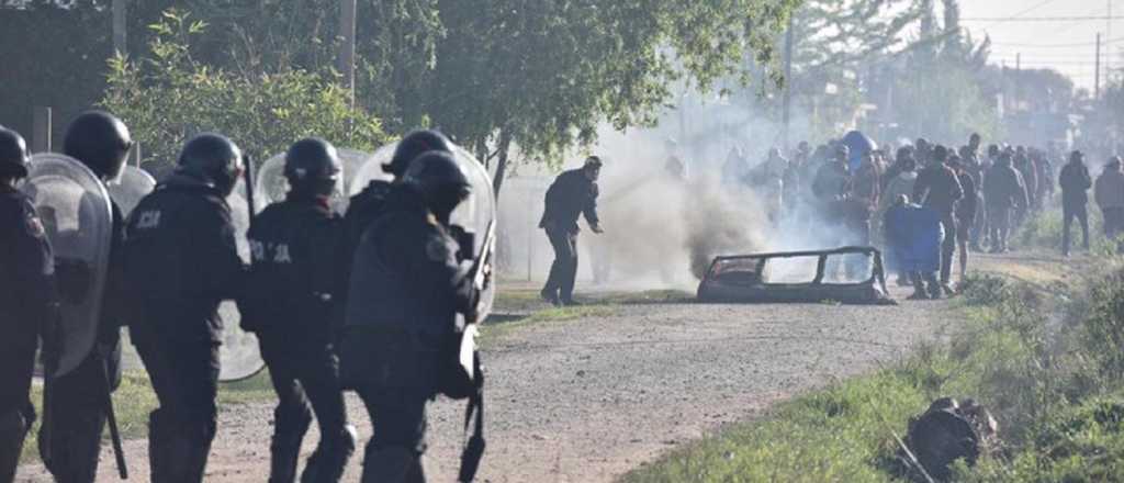 Desalojaron Guernica y hubo graves incidentes en los alrededores 