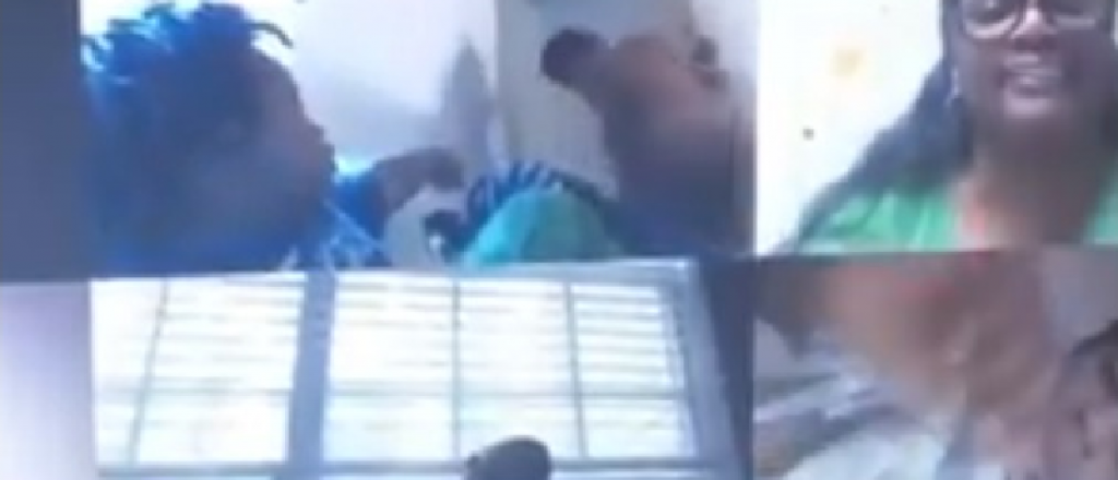 Una madre apareció sin ropa en la clase virtual de su hijo