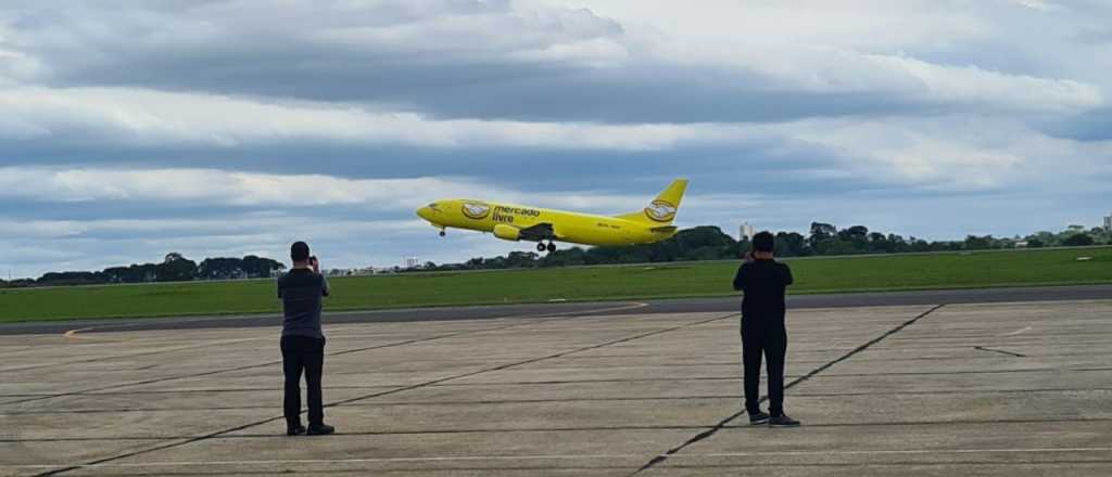 Galperin mostró cómo funcionan los aviones de Mercado Libre