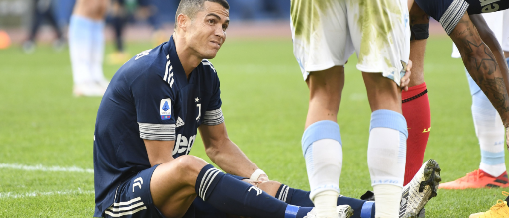 Cristiano Ronaldo marcó un gol y luego se lesionó