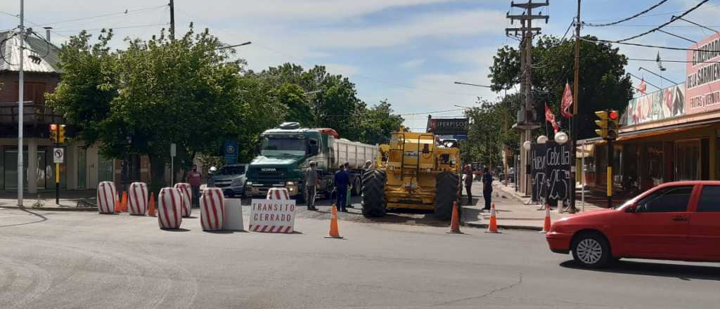 Comenzaron las obras en la avenida Sarmiento