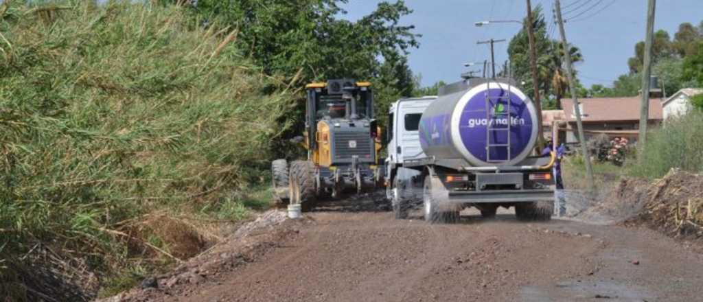 Guaymallén continúa las obras en KM8