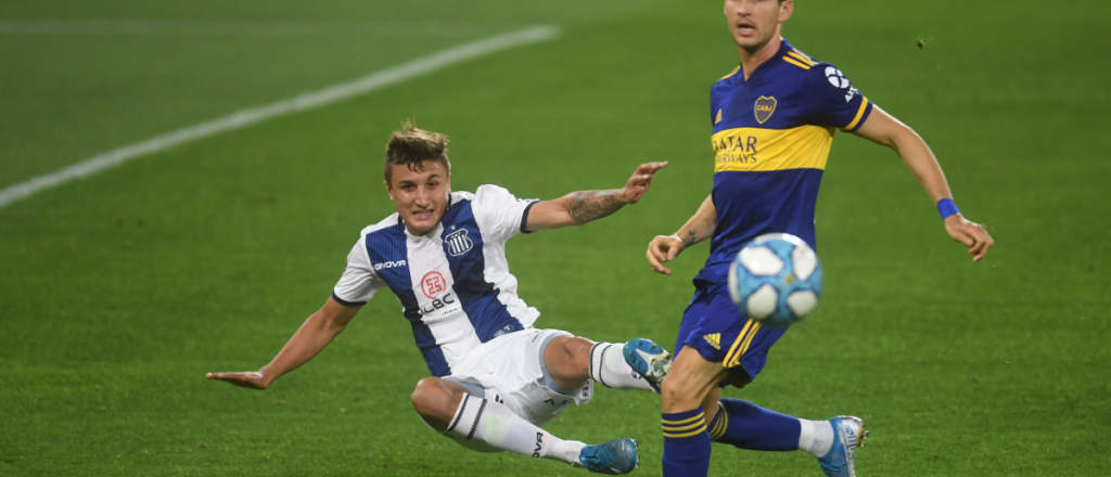 Boca perdió el invicto contra Talleres sobre la hora