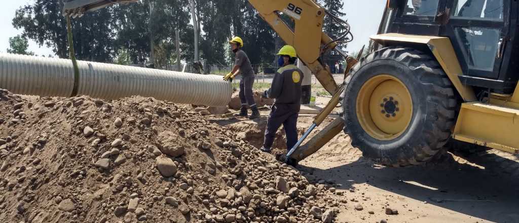 Obras de emergencia en cloacas de Luján de Cuyo