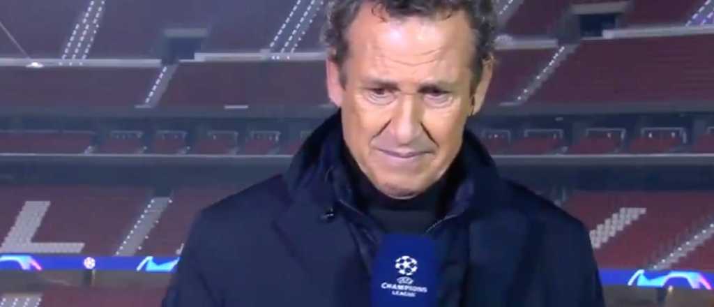 Valdano lloró en vivo al recordar a Maradona