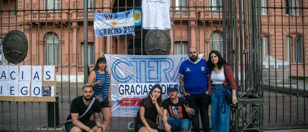 A clases no, al velorio de Diego, sí