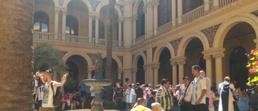 Así quedó el interior de Casa Rosada tras el velorio de Maradona