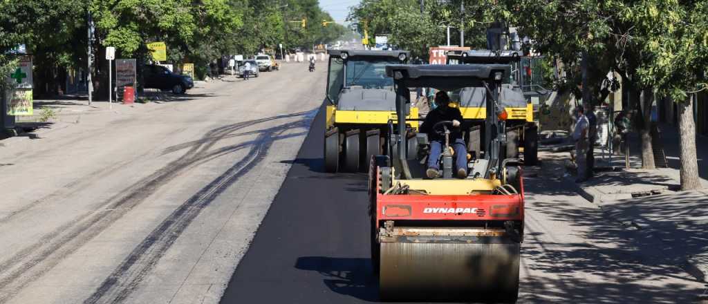 San Rafael, a punto de finalizar las obras en avenida Sarmiento