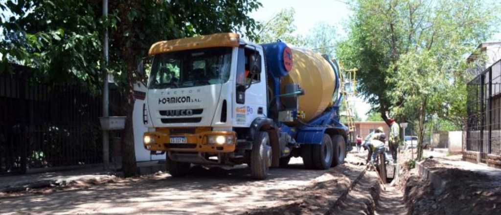 Guaymallén continúa las obras en el pasaje Santa Lucía