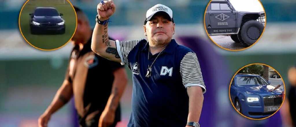 Estos son los 7 autos de lujo que dejó Maradona 