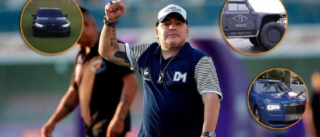 Estos son los 7 autos de lujo que dejó Maradona