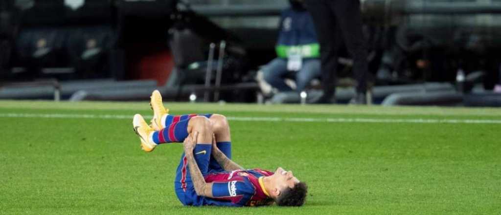 La lesión que dejará a Coutinho meses sin jugar