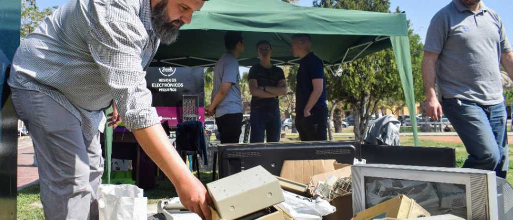 Cuáles son los municipios de Mendoza que recuperan más basura electrónica