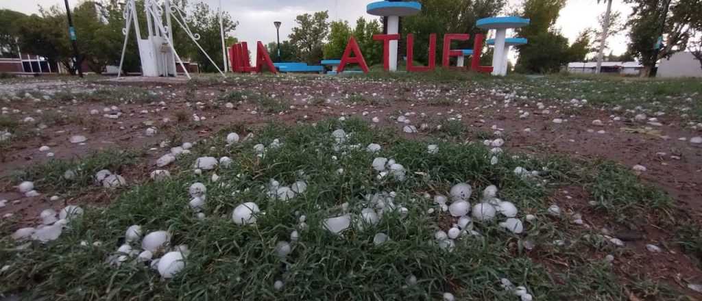 Fuertes tormentas con granizo en el Sur de Mendoza