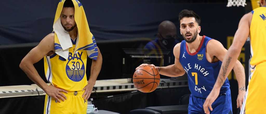 Ganaron Denver ante Golden State pero Campazzo no brilló