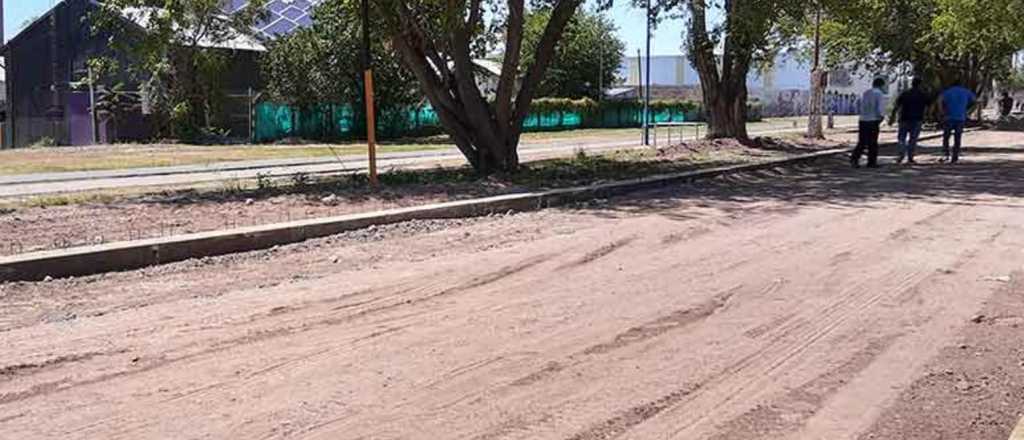 Godoy Cruz comenzó las obras en la calle Mosconi