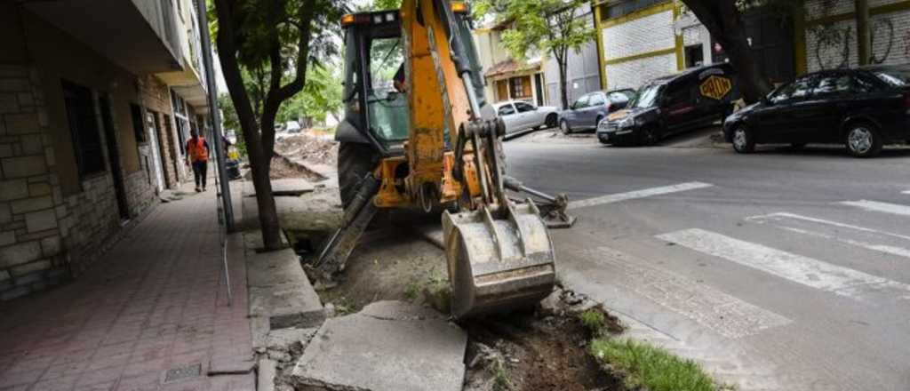 Guaymallén avanza en las obras de drenaje en Dorrego