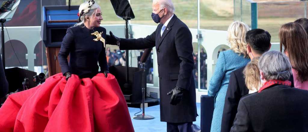 Los looks de Lady Gaga y Jennifer Lopez en la asunción de Biden 