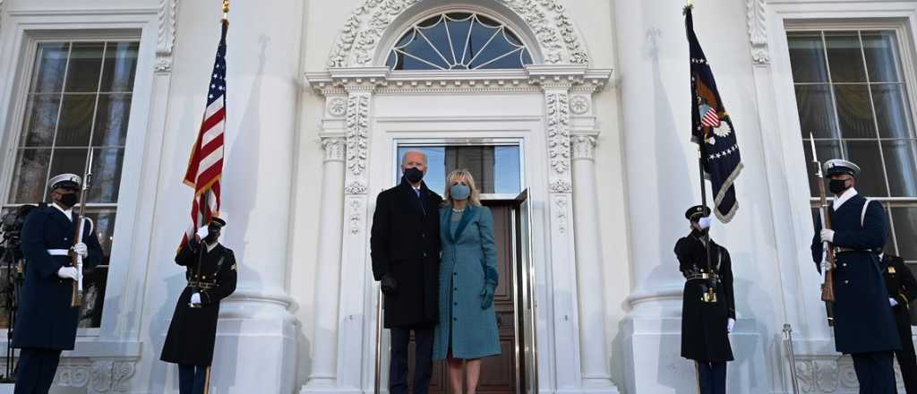 Biden entró a la Casa Blanca por primera vez como presidente