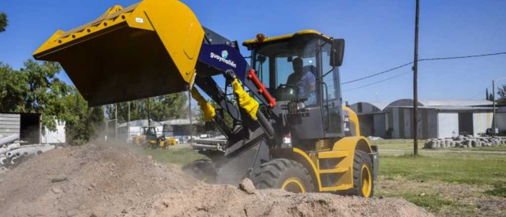 Guaymallén adquirió nuevas palas cargadoras