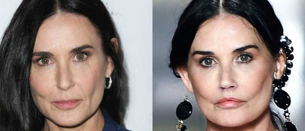 El impresionante cambio físico de Demi Moore