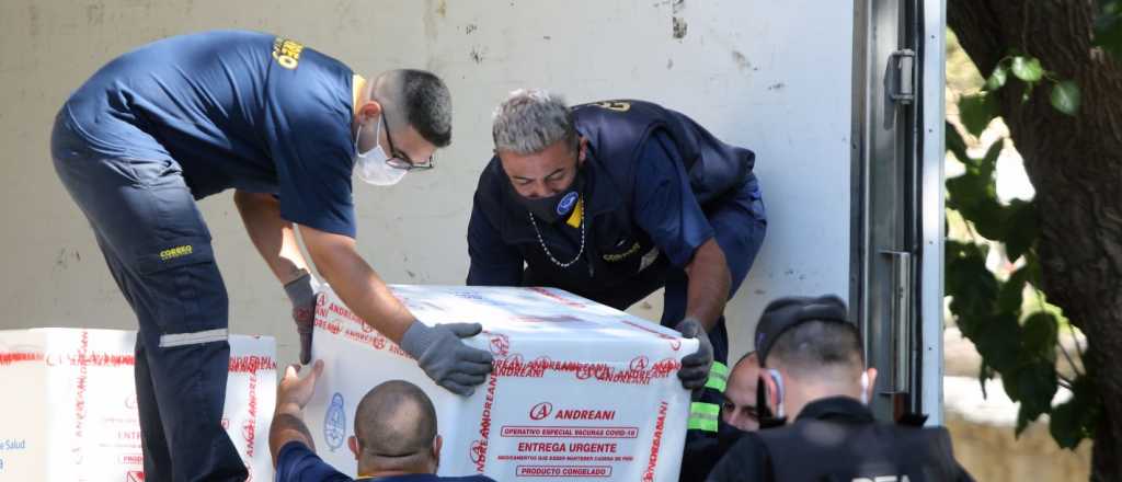 Mendoza recibió 5.000 segundas dosis de la Sputnik V