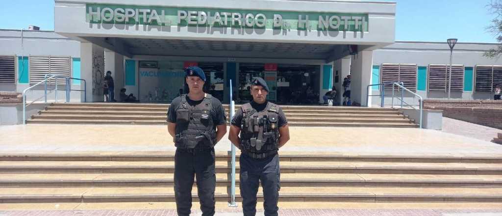 Policías reanimaron y salvaron a una bebé de 5 meses en Guaymallén