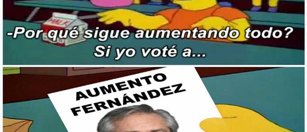 "Aumento Fernández", así se quejan de la suba de precios en las redes