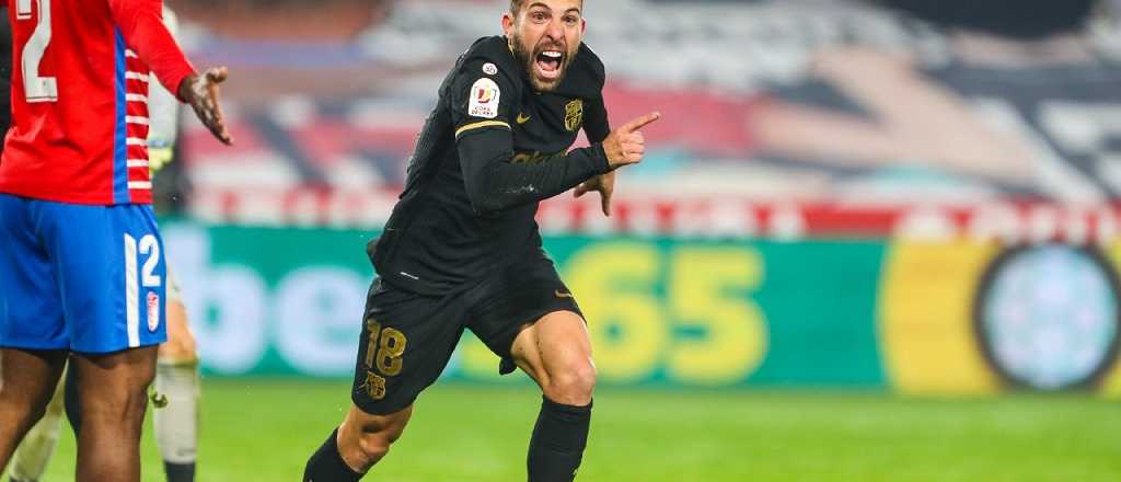 Video: el golazo de Jordi Alba con sonido ambiente