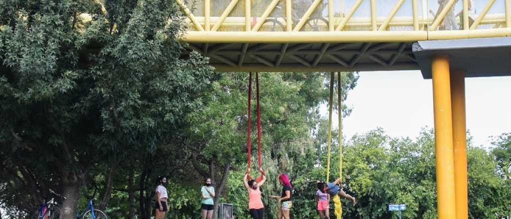 Senderismo, tela y rap para jóvenes en Godoy Cruz