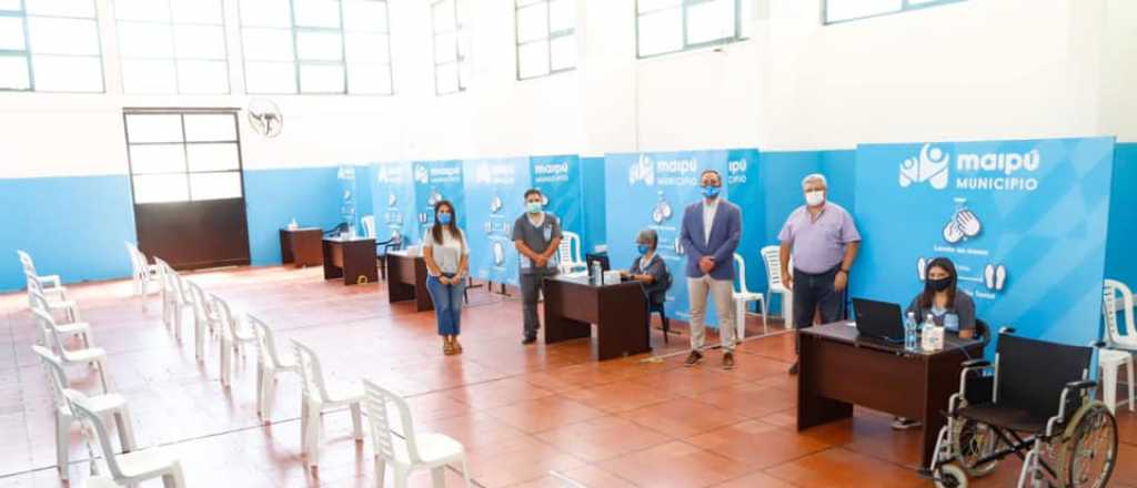 El polideportivo Ribosqui, un centro de vacunación