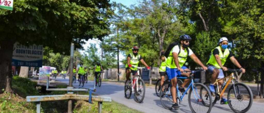 Se realizó el primer "Bicitour, descubriendo Guaymallén"