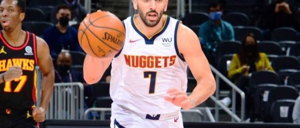 Campazzo rompió su récord de puntos en la NBA