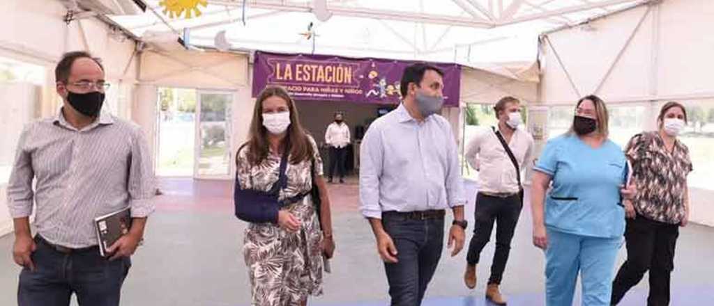 Parque Benegas, sede de la campaña de vacunación en Godoy Cruz