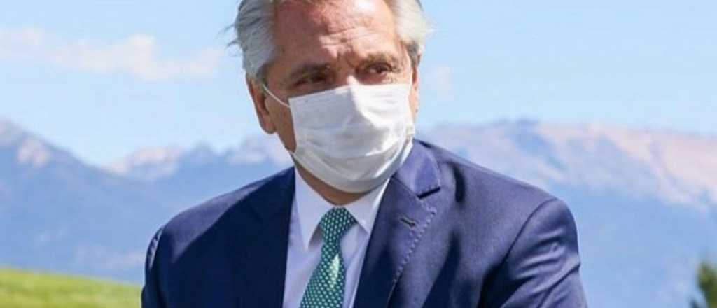 El test PCR confirmó que Fernández tiene coronavirus