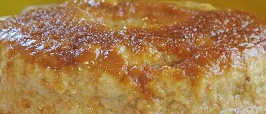 Budín de pan: sencillo, económico y para no tirar nada