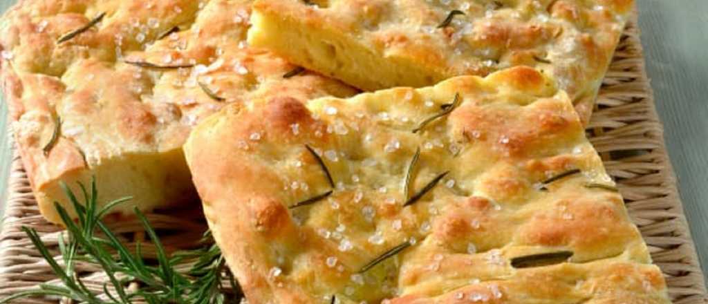 Así podes preparar una focaccia auténtica en casa