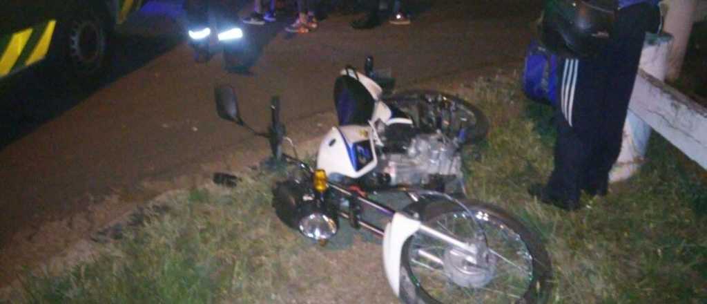 Iba en moto con tres veces lo permitido de alcohol en sangre y chocó