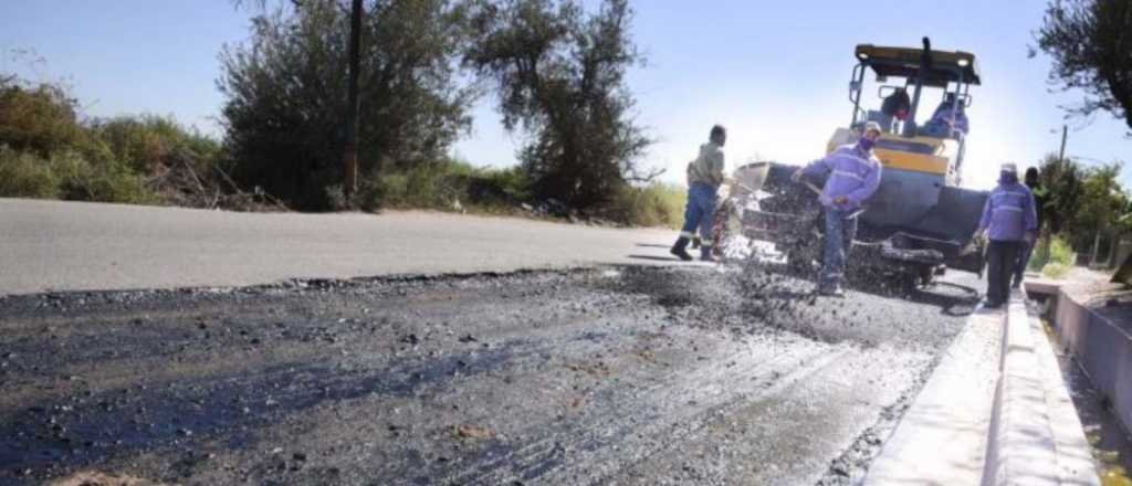 Avanzan las obras en calle Higuerita de Guaymallén