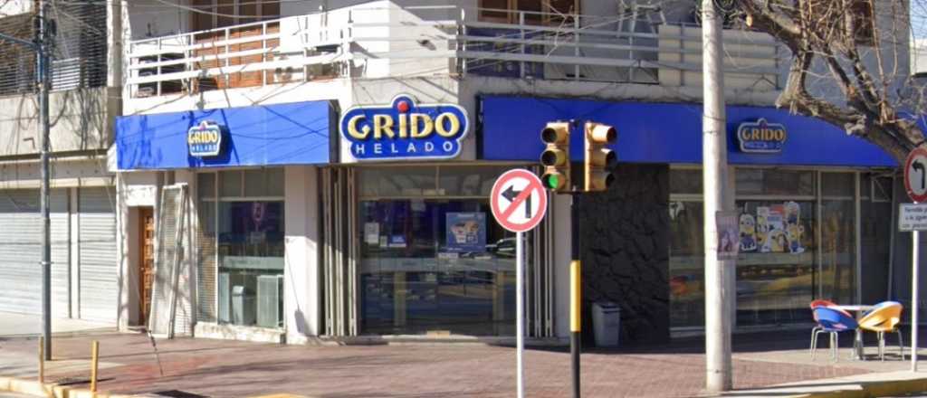 Asaltaron en un Grido en la Av. San Martín Sur de Godoy Cruz